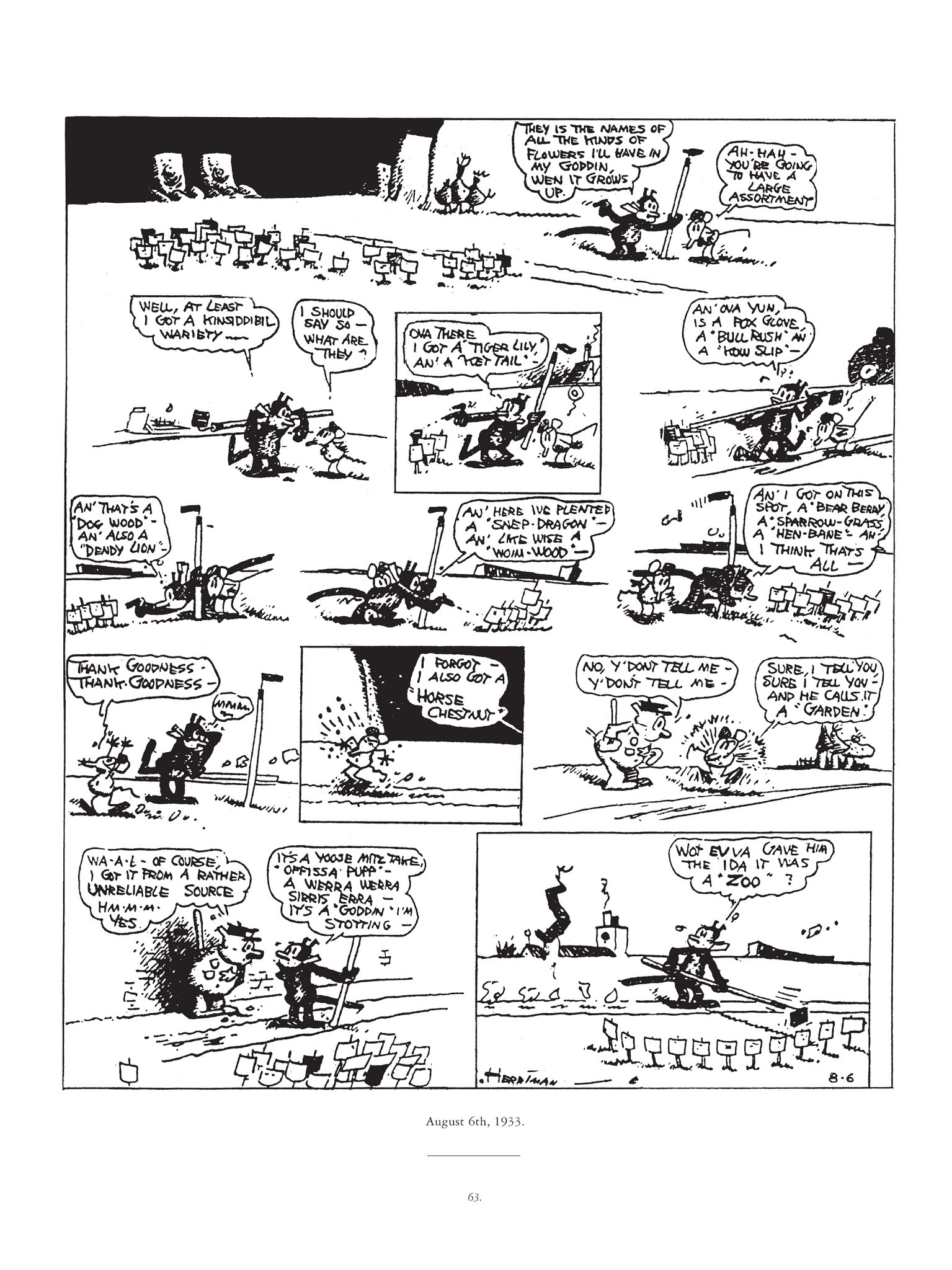 Read online Krazy & Ignatz comic -  Issue # TPB 8 - 62