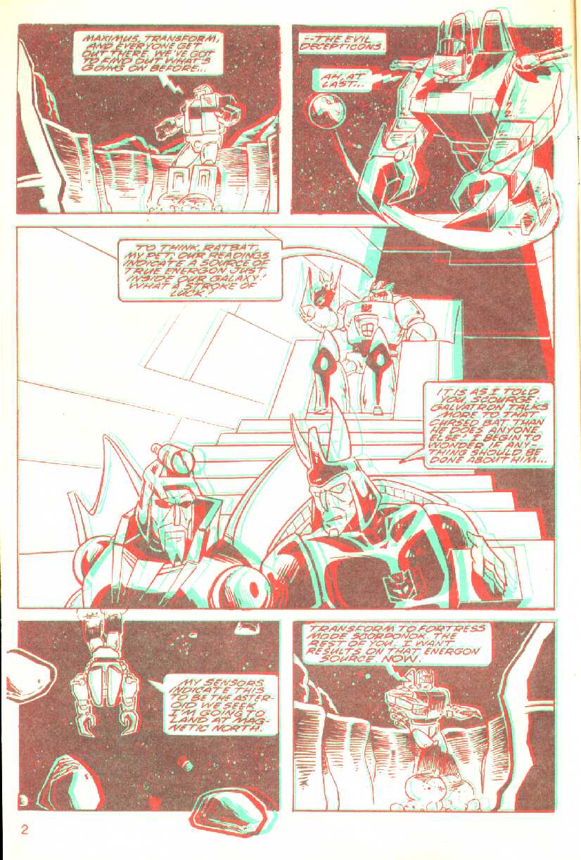 Read online The Transformers in 3-D comic -  Issue #1 - 3