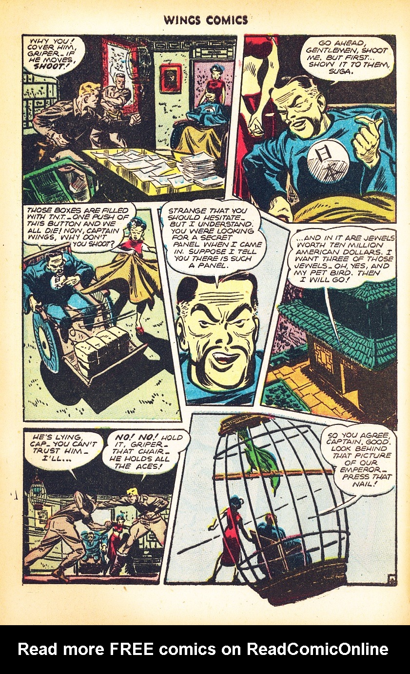 Read online Wings Comics comic -  Issue #71 - 8