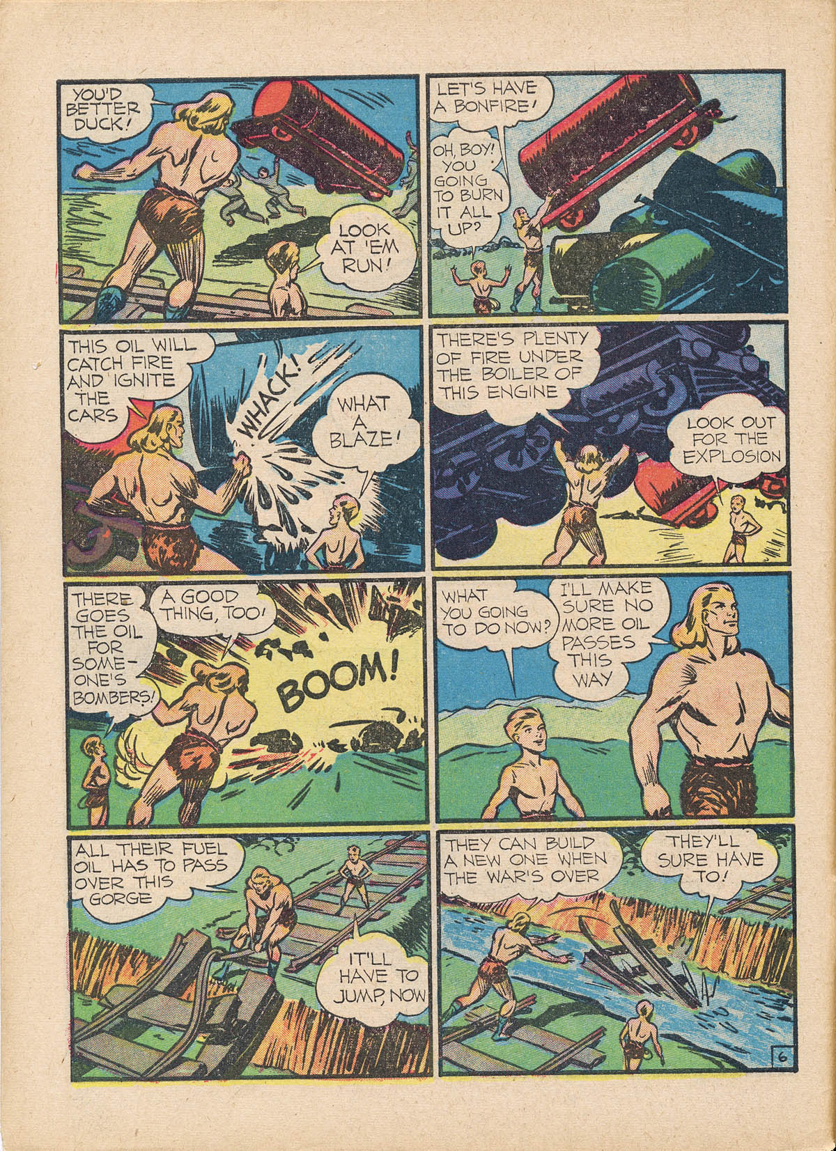 Read online Samson (1940) comic -  Issue #3 - 8