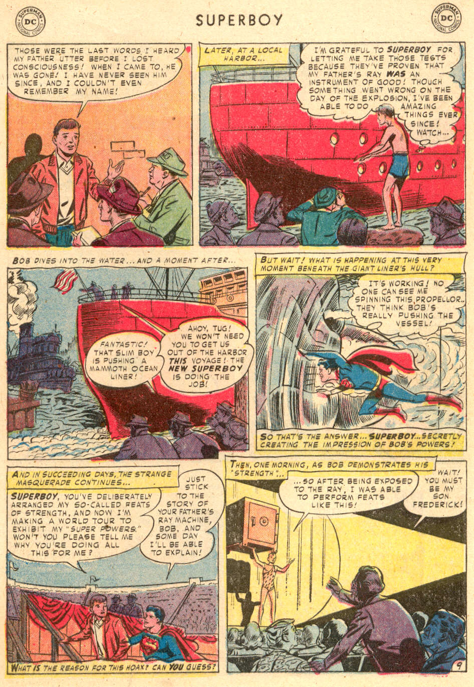 Read online Superboy (1949) comic -  Issue #21 - 35
