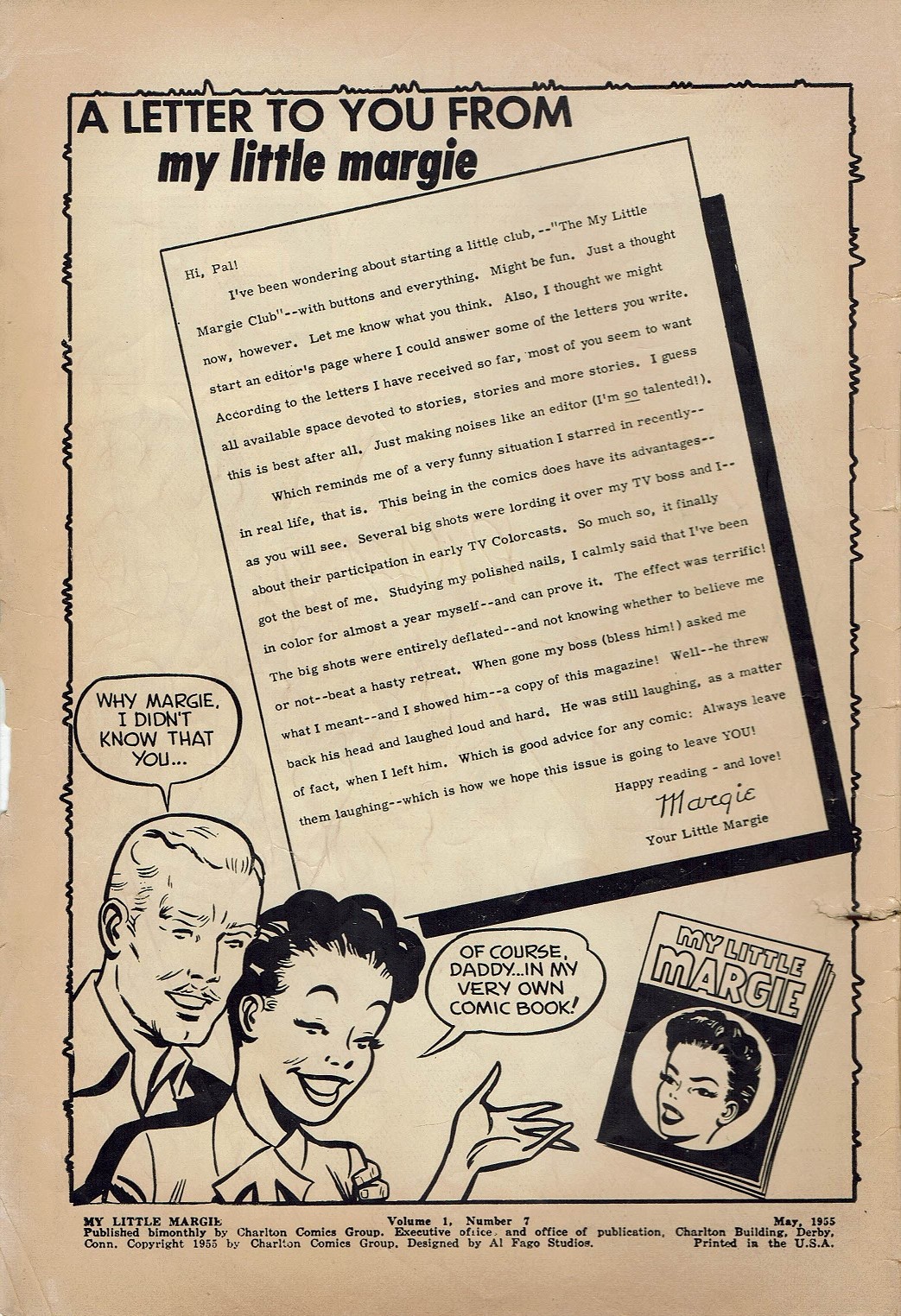 Read online My Little Margie (1954) comic -  Issue #7 - 3