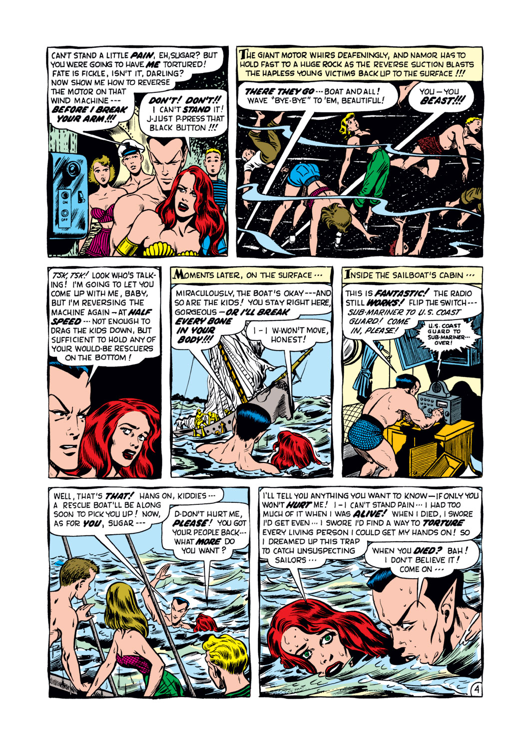 Read online Sub-Mariner Comics comic -  Issue #34 - 5