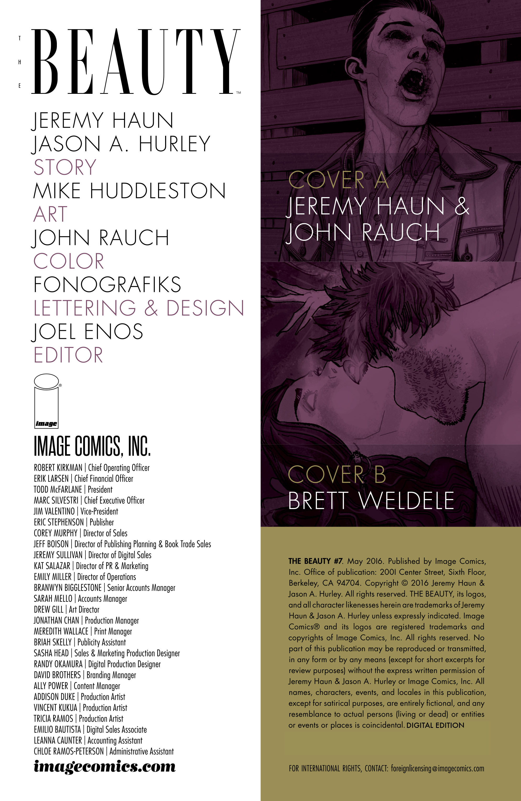 Read online The Beauty comic -  Issue #7 - 2