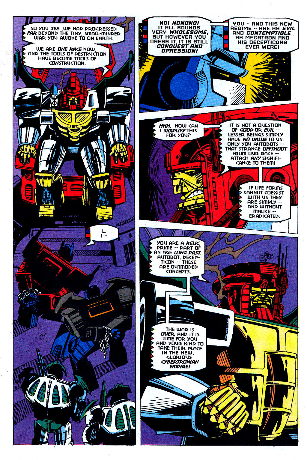 Read online Transformers Generation 2 comic Issue 1