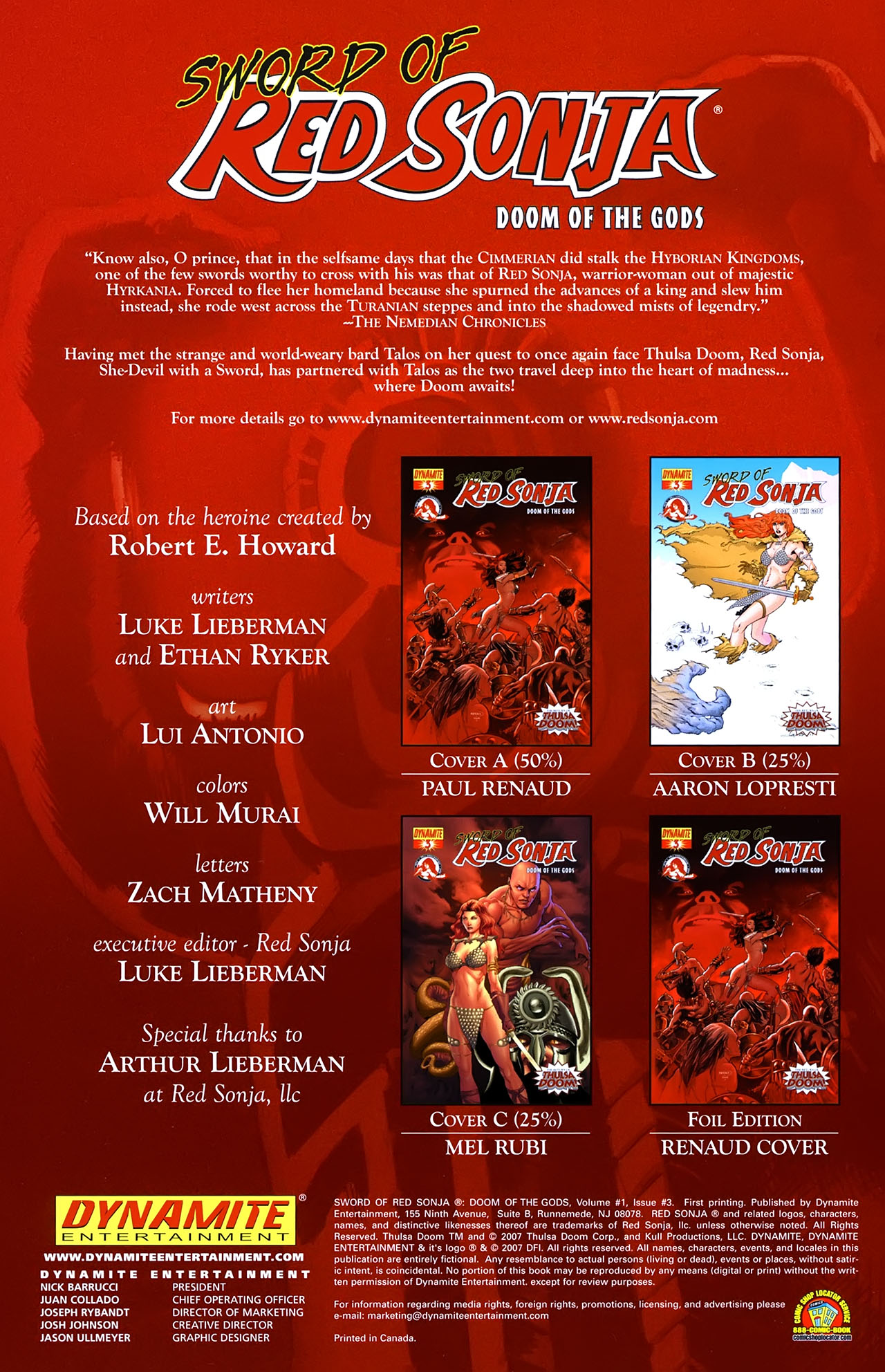 Read online Sword of Red Sonja: Doom of the Gods comic -  Issue #3 - 4