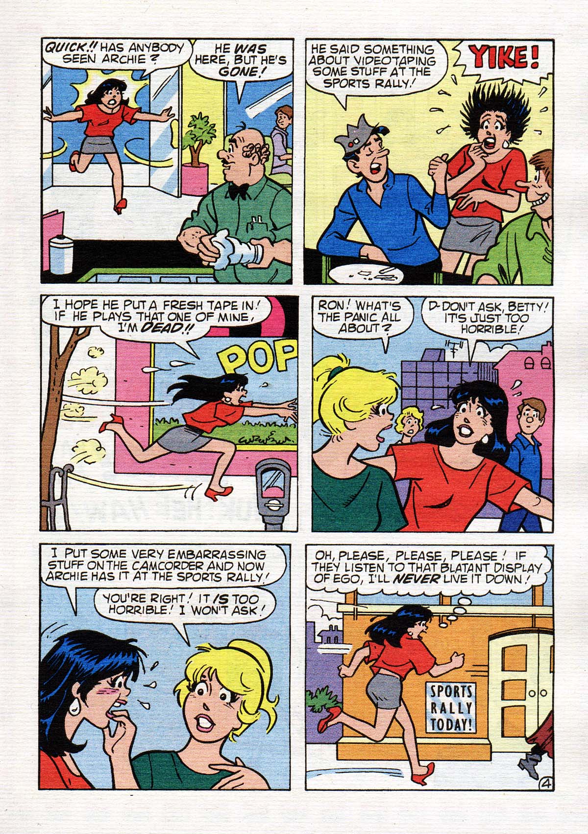 Read online Betty and Veronica Digest Magazine comic -  Issue #124 - 126