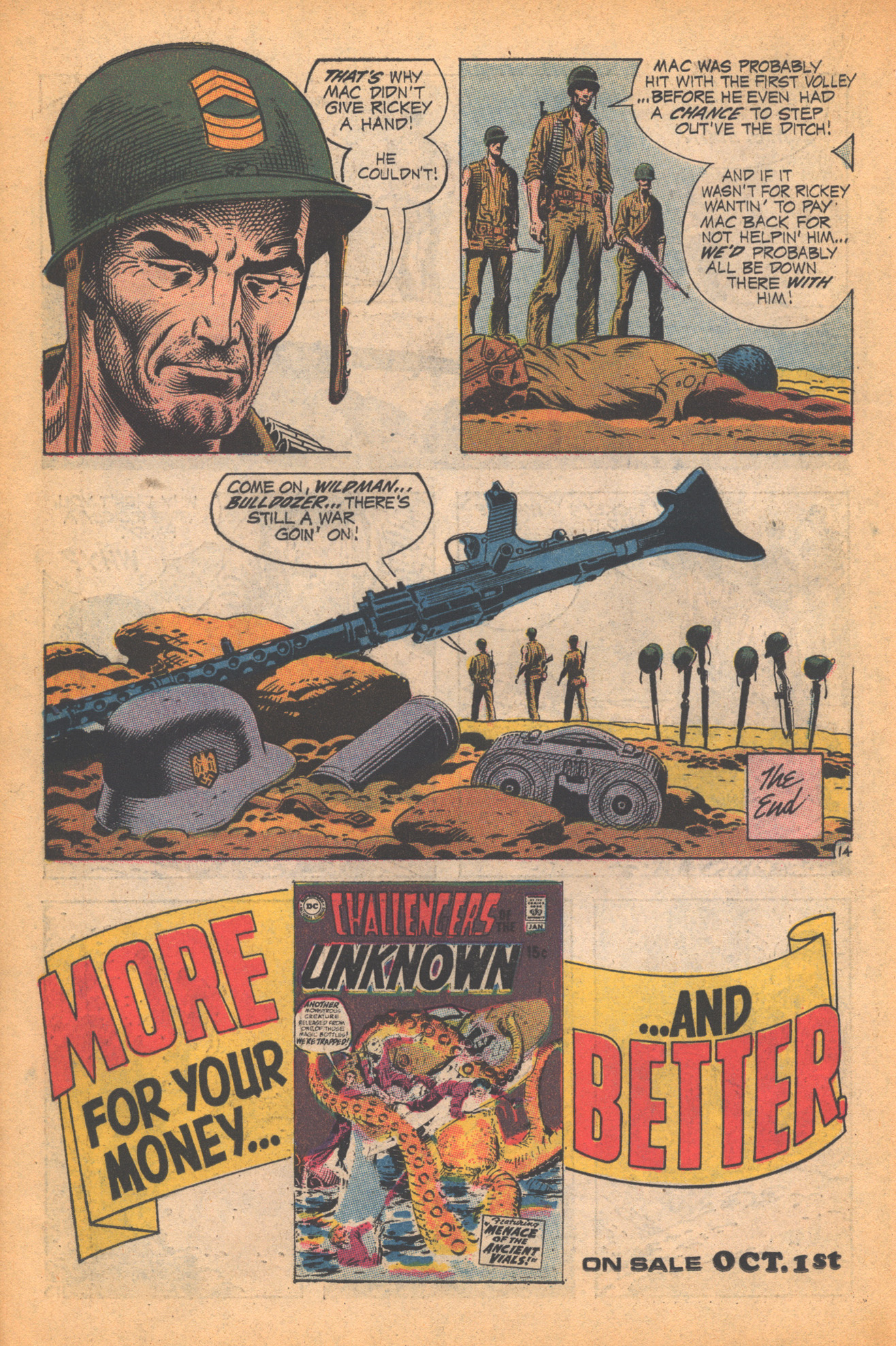 Read online Our Army at War (1952) comic -  Issue #226 - 17