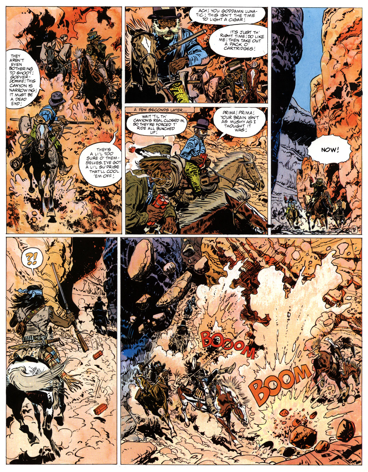 Read online Epic Graphic Novel: Marshal Blueberry comic -  Issue # TPB - 39