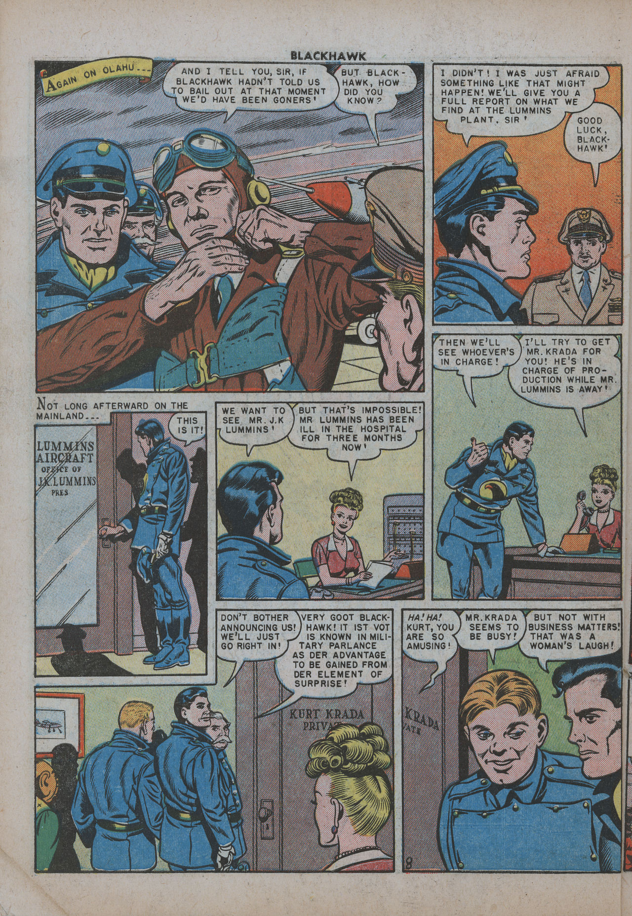 Read online Blackhawk (1957) comic -  Issue #34 - 11