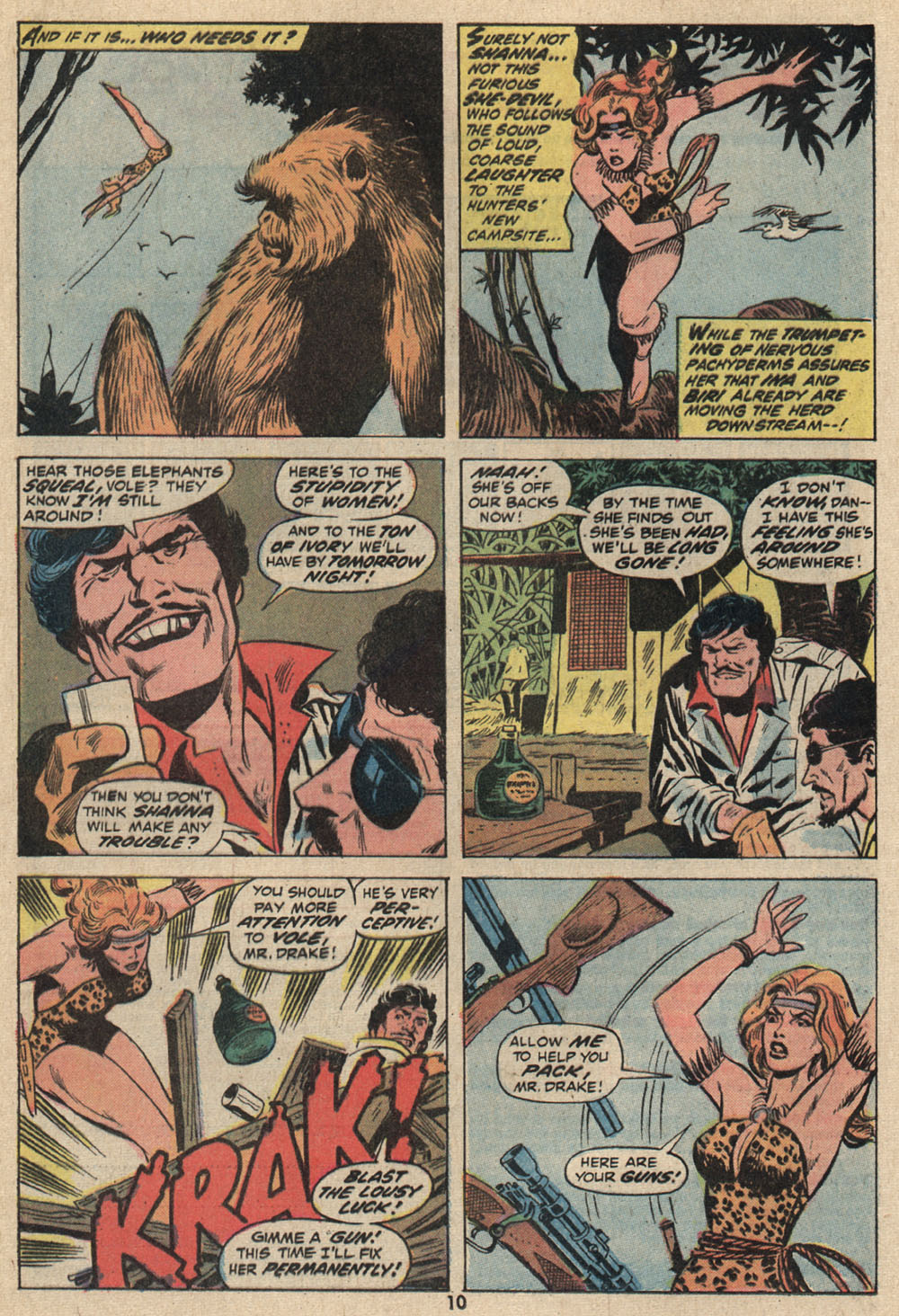 Read online Shanna, the She-Devil (1972) comic -  Issue #1 - 8