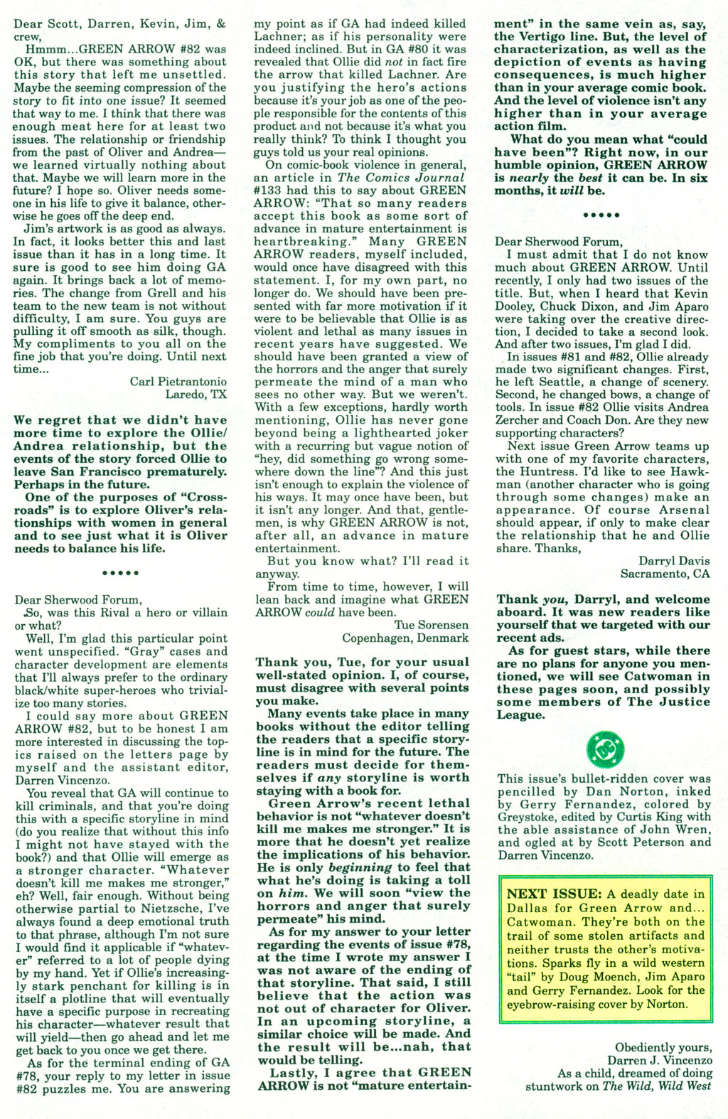 Read online Green Arrow (1988) comic -  Issue #85 - 27