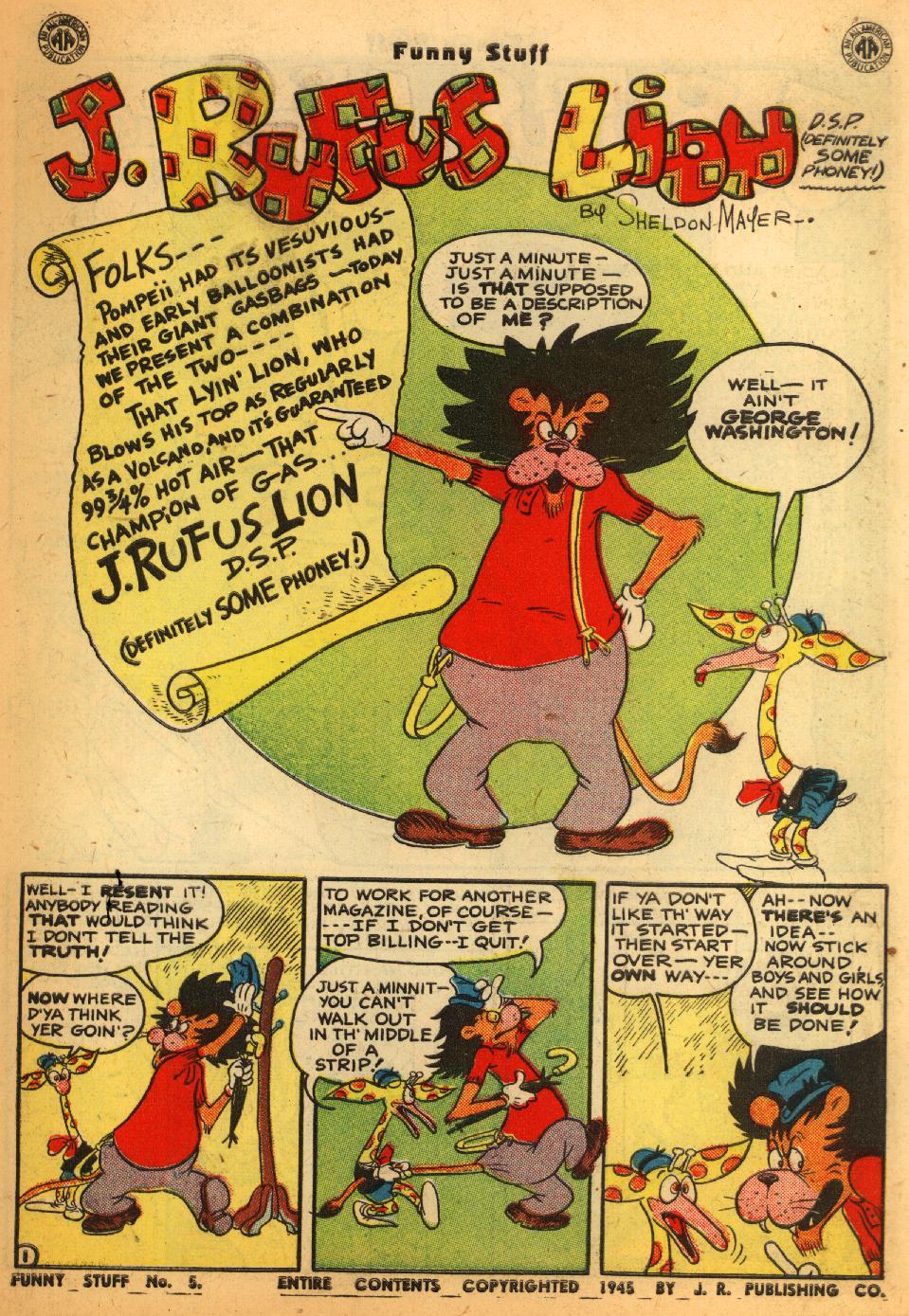 Read online Funny Stuff comic -  Issue #5 - 3