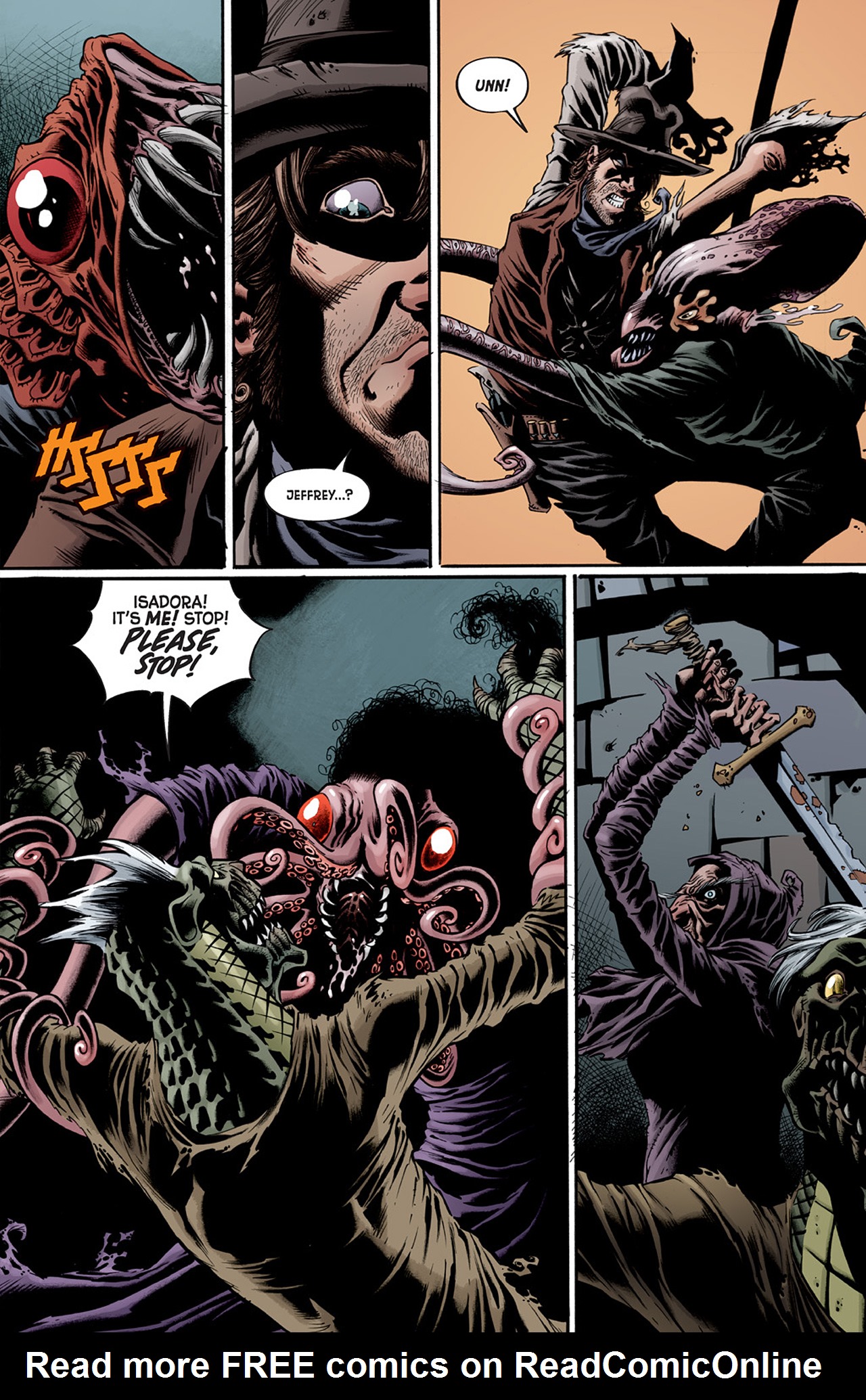 Read online Billy the Kid's Old Timey Oddities and the Orm of Loch Ness comic -  Issue #4 - 7