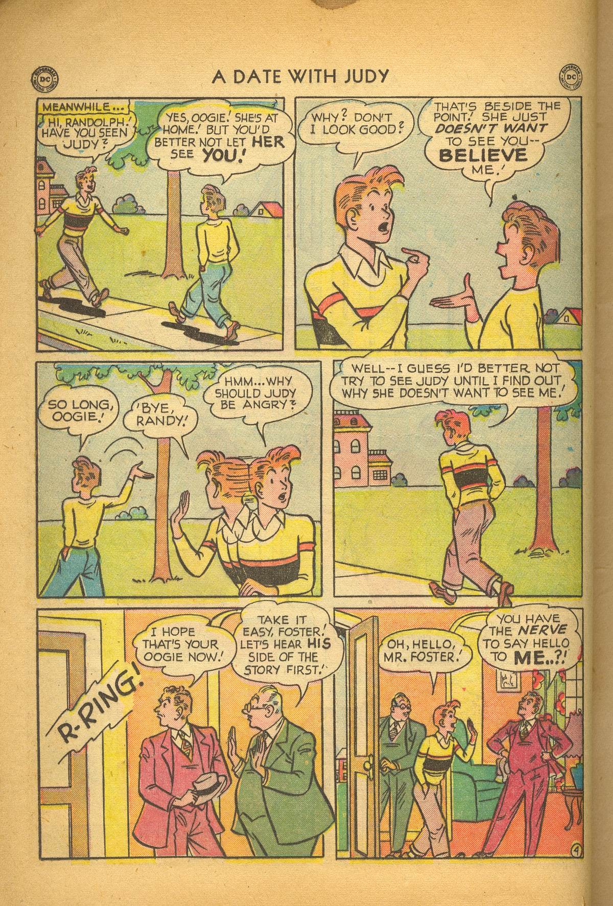 Read online A Date with Judy comic -  Issue #17 - 16