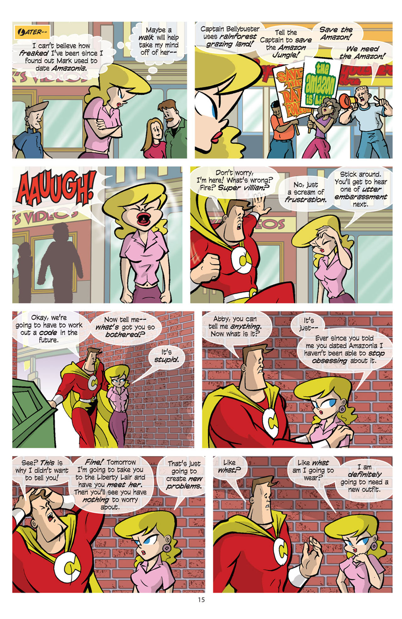 Read online Love and Capes comic -  Issue #1 - 16
