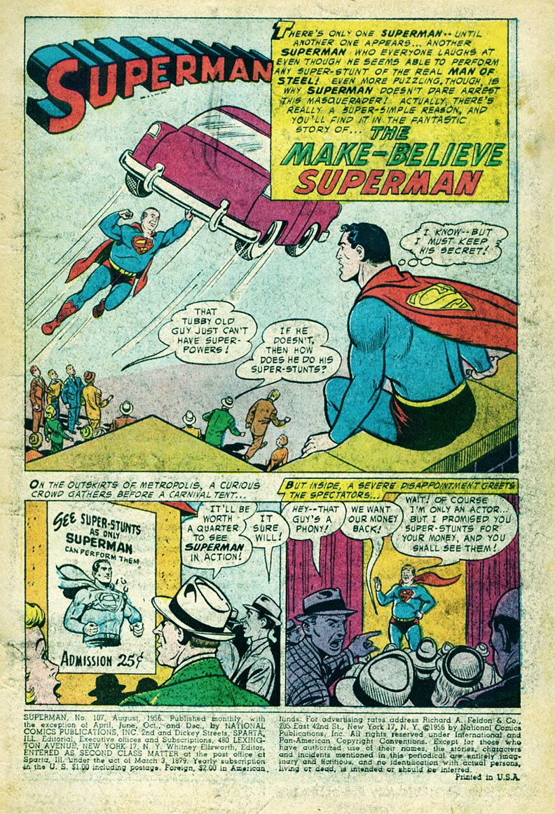 Read online Superman (1939) comic -  Issue #107 - 2