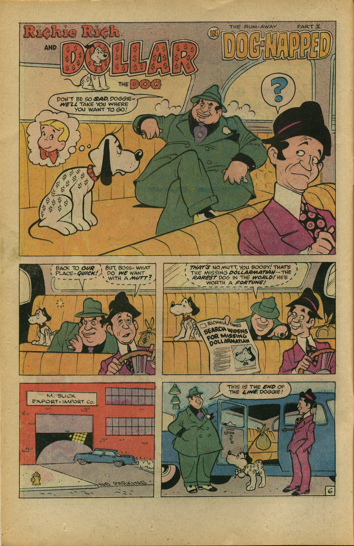 Read online Richie Rich & Dollar the Dog comic -  Issue #1 - 12