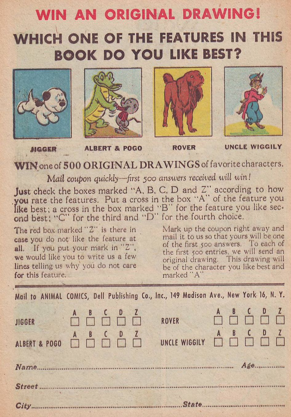 Read online Animal Comics comic -  Issue #25 - 40