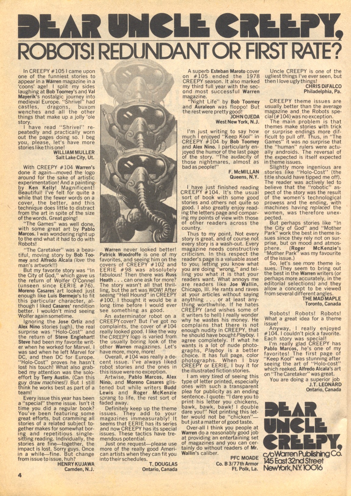Read online Creepy (1964) comic -  Issue #107 - 4