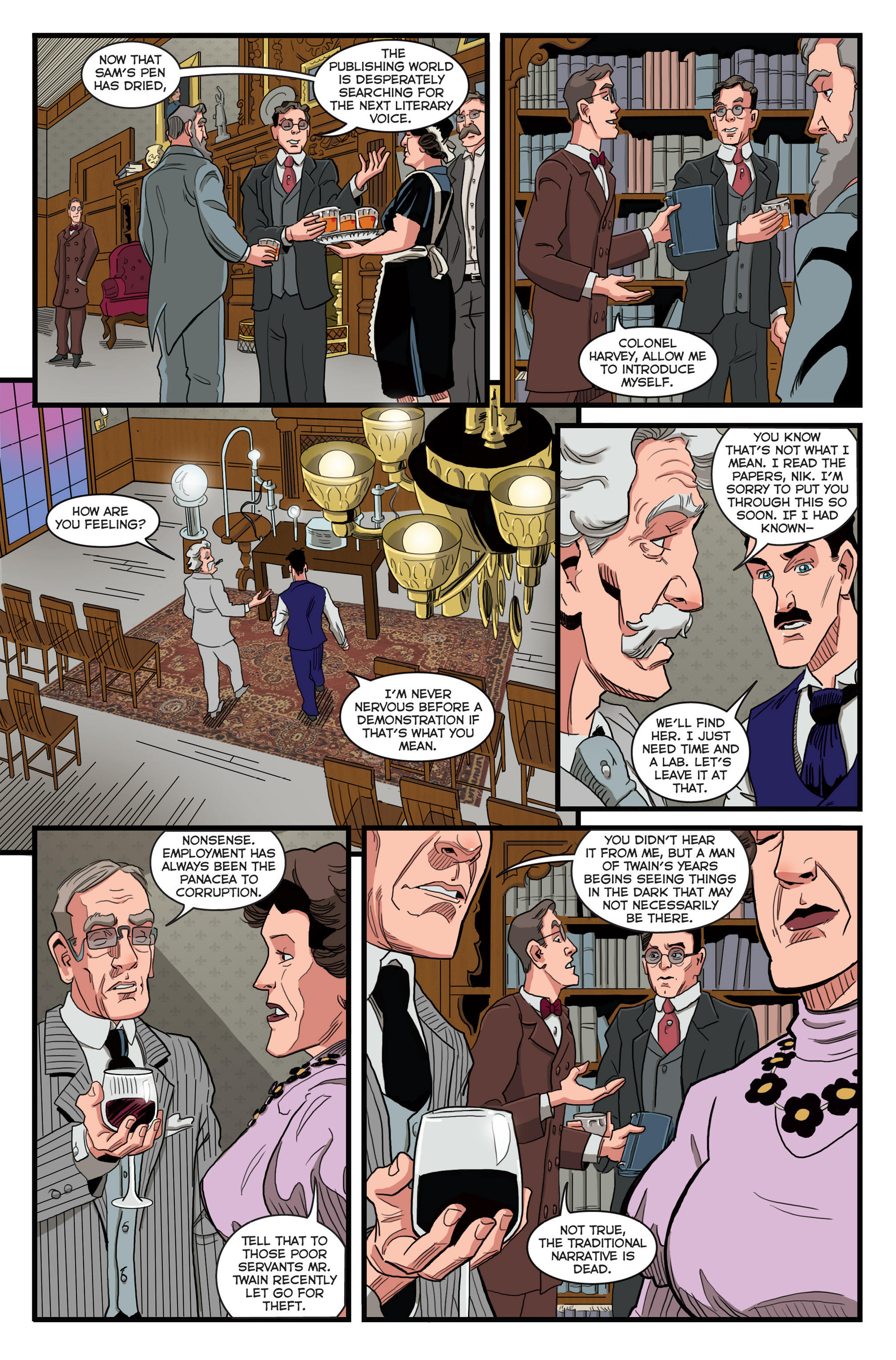 Read online Herald: Lovecraft and Tesla comic -  Issue #4 - 19