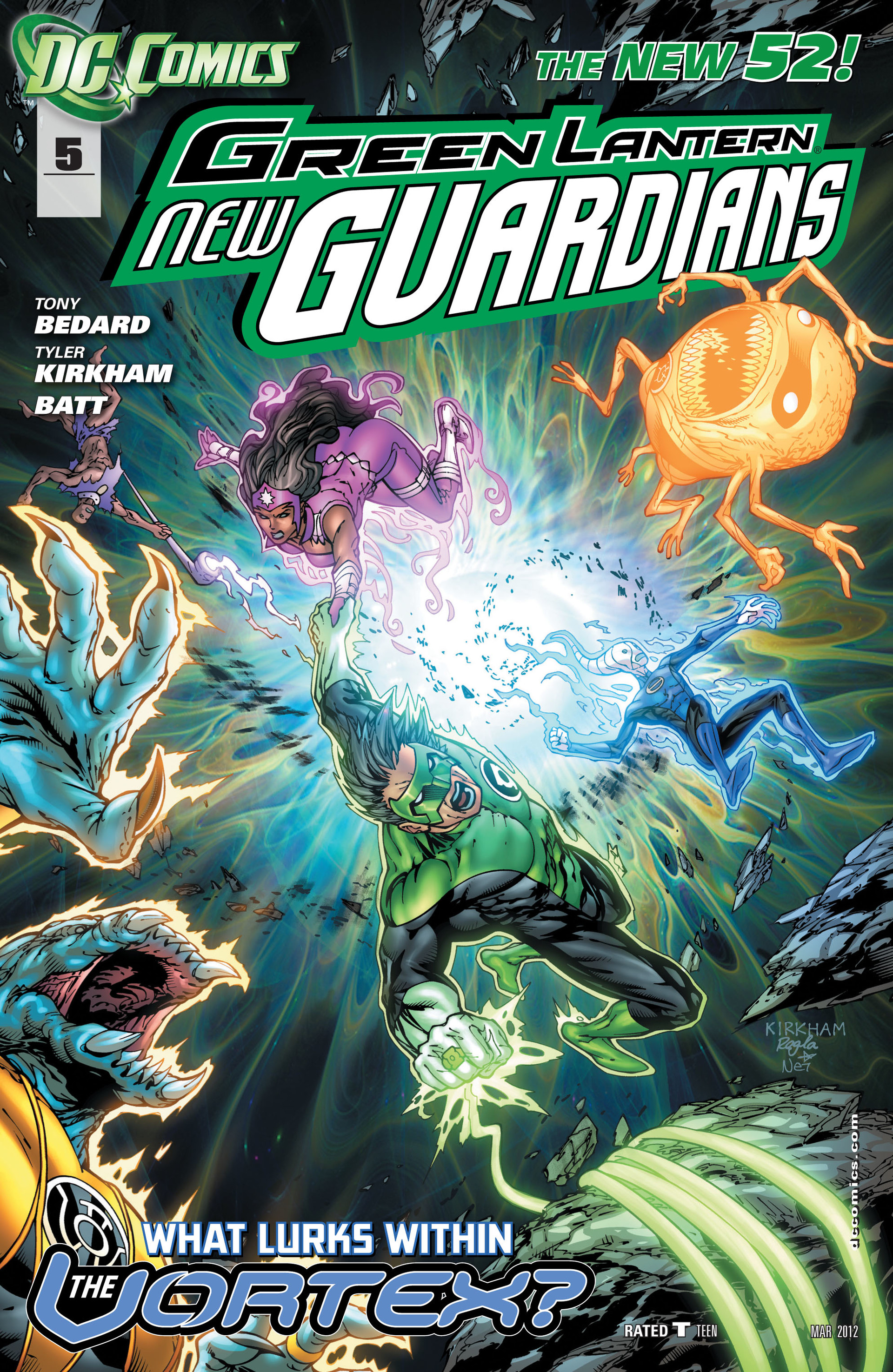 Read online Green Lantern: New Guardians comic -  Issue #5 - 1