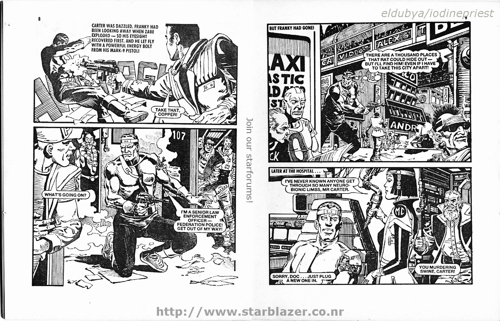 Read online Starblazer comic -  Issue #215 - 6