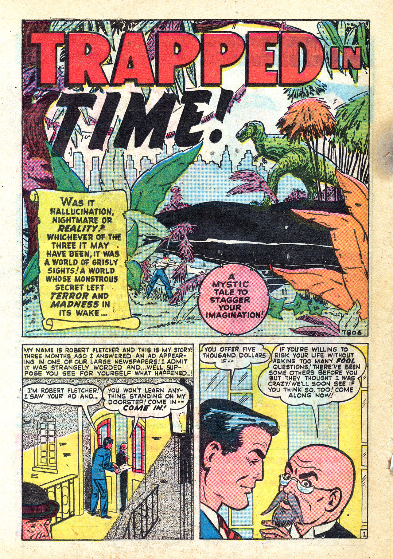 Read online Mystic (1951) comic -  Issue #1 - 22