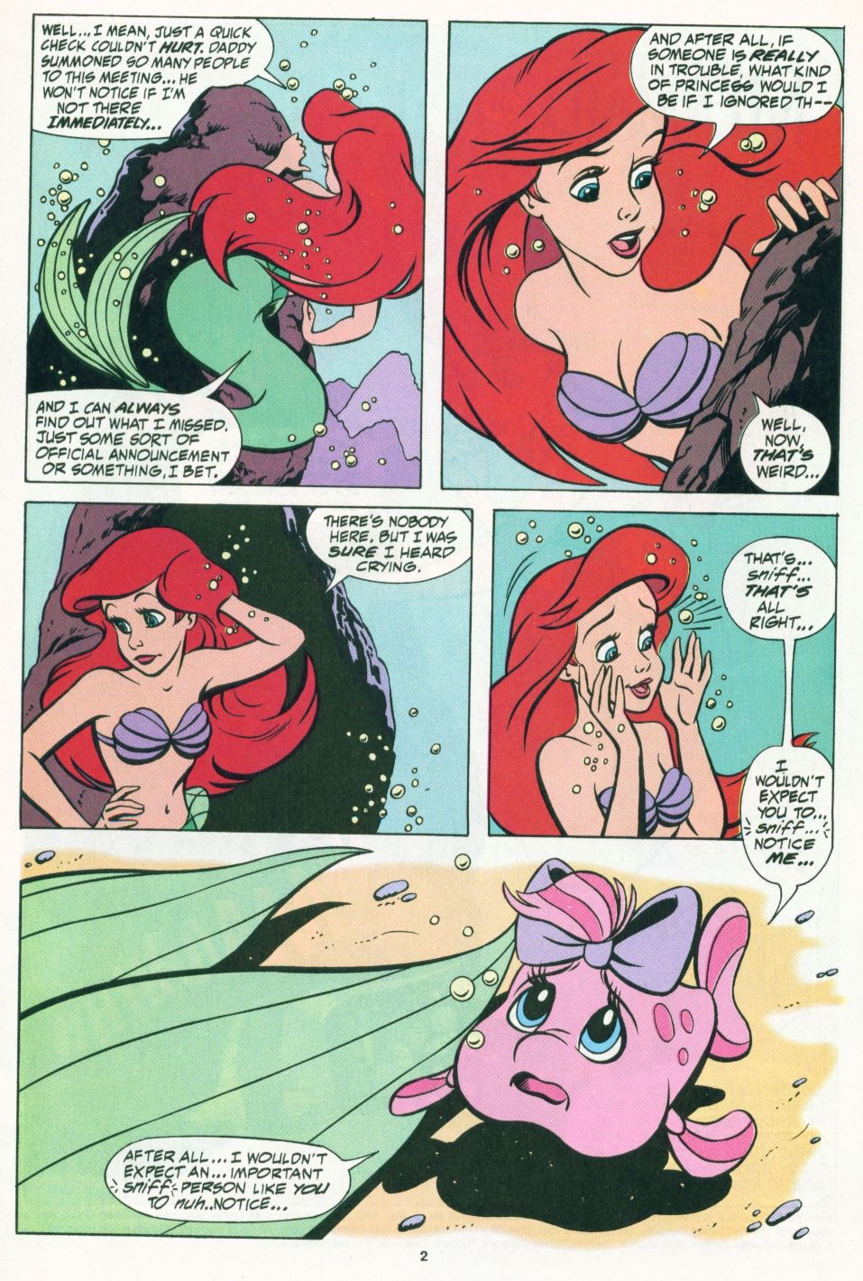 Read online Disney's The Little Mermaid Limited Series comic -  Issue #3 - 3
