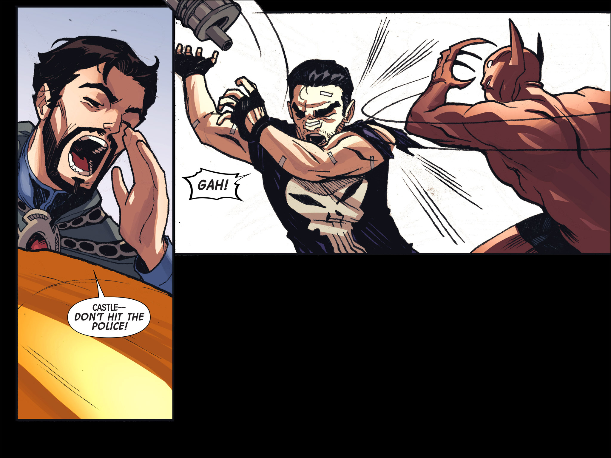 Read online Doctor Strange/Punisher: Magic Bullets Infinite Comic comic -  Issue #6 - 21