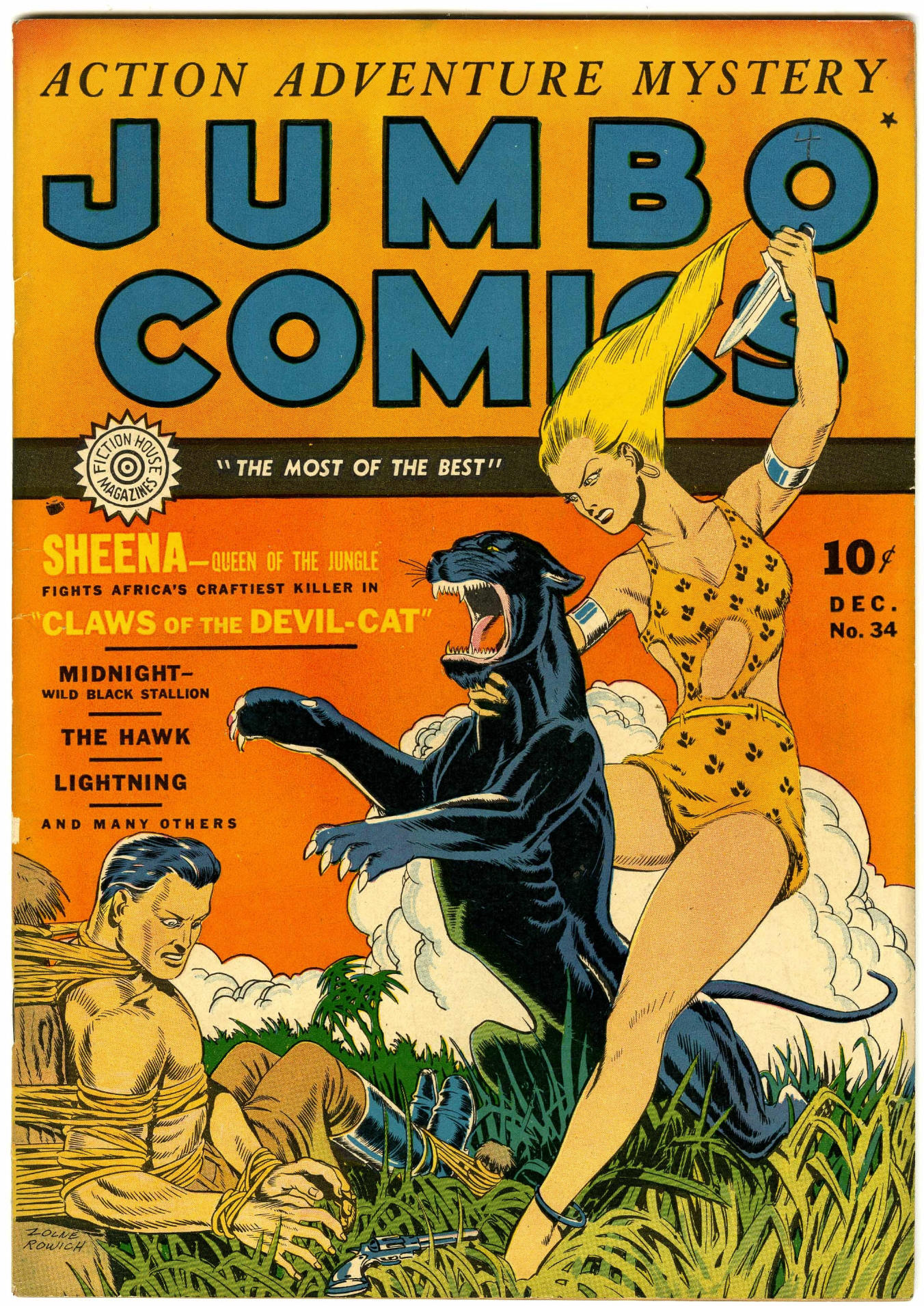 Read online Jumbo Comics comic -  Issue #34 - 1