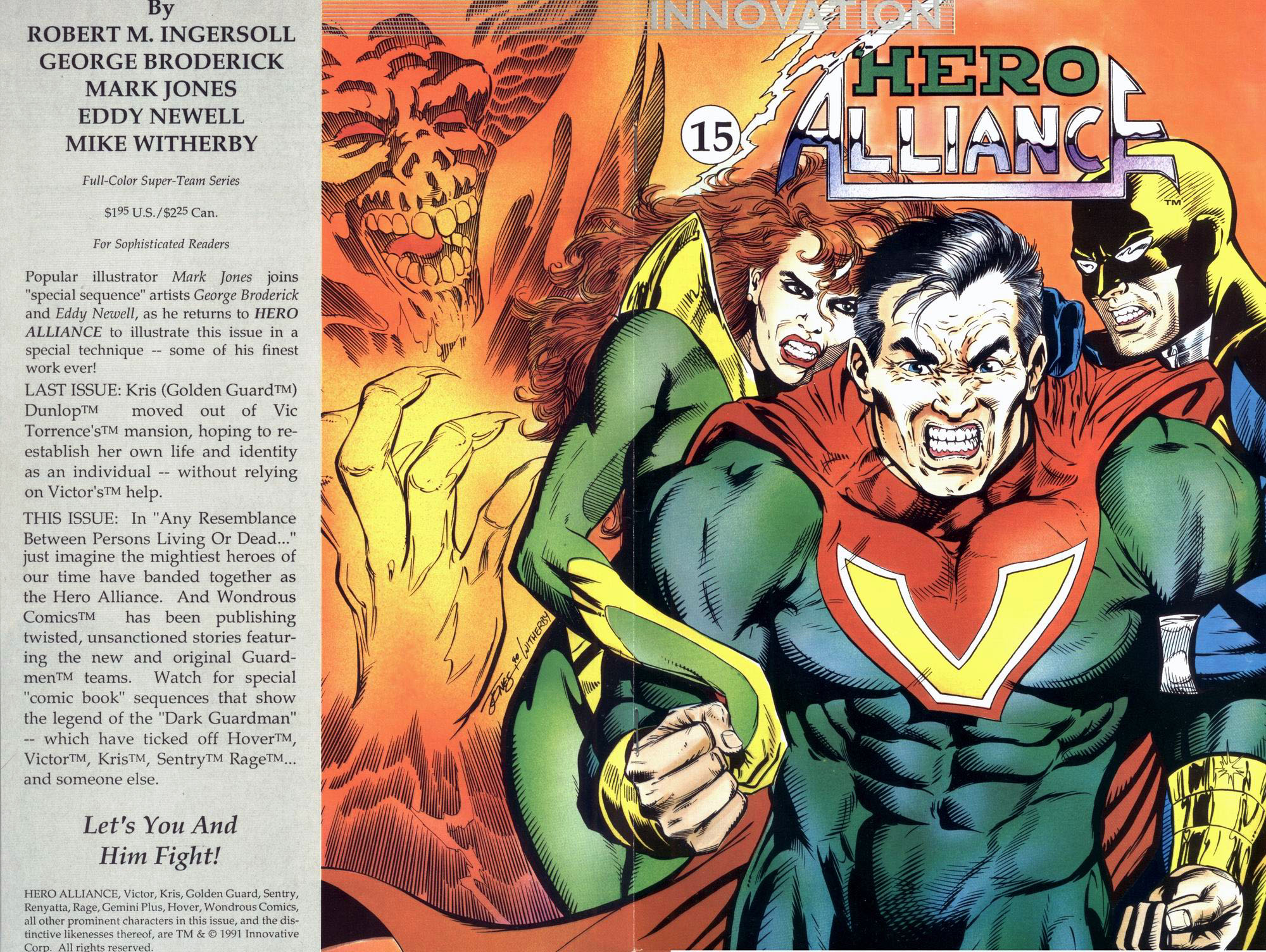Read online Hero Alliance (1989) comic -  Issue #15 - 1