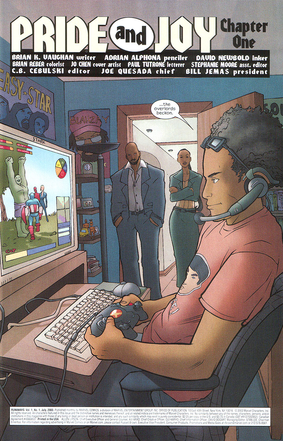 Read online Runaways (2003) comic -  Issue #1 - 4