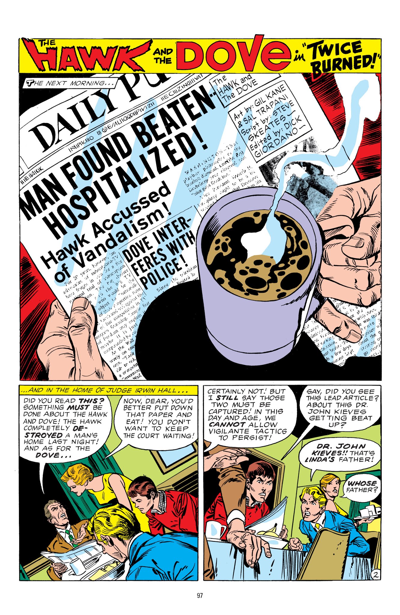 Read online The Hawk and the Dove: The Silver Age comic -  Issue # TPB (Part 1) - 96