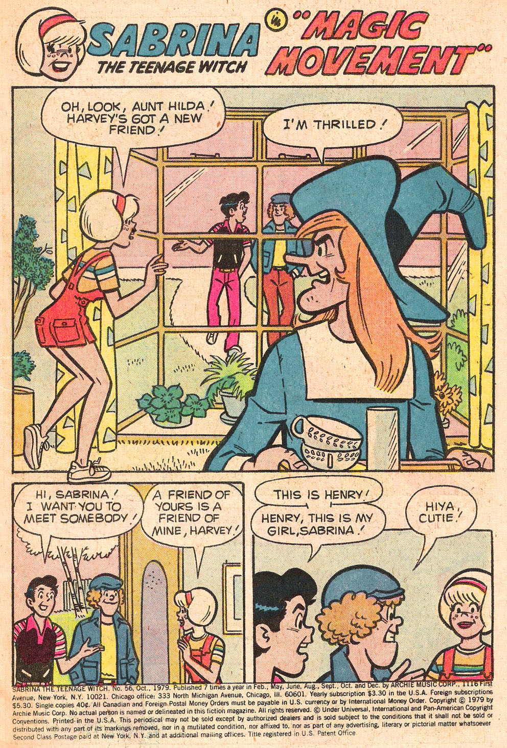 Read online Sabrina The Teenage Witch (1971) comic -  Issue #56 - 3