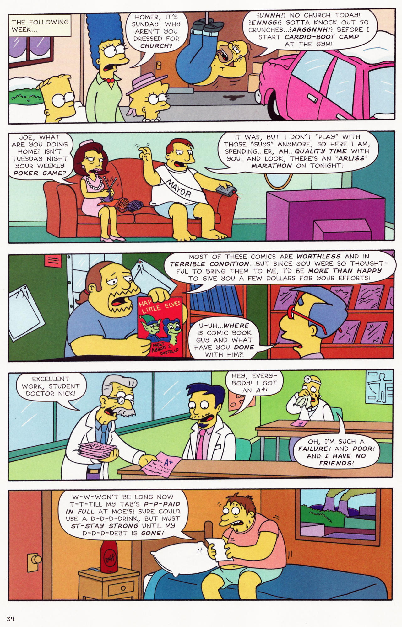 Read online The Simpsons Winter Wingding comic -  Issue #2 - 35