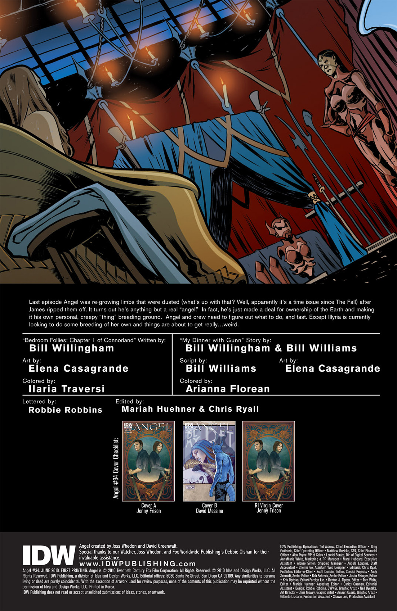 Read online Angel comic -  Issue #34 - 2