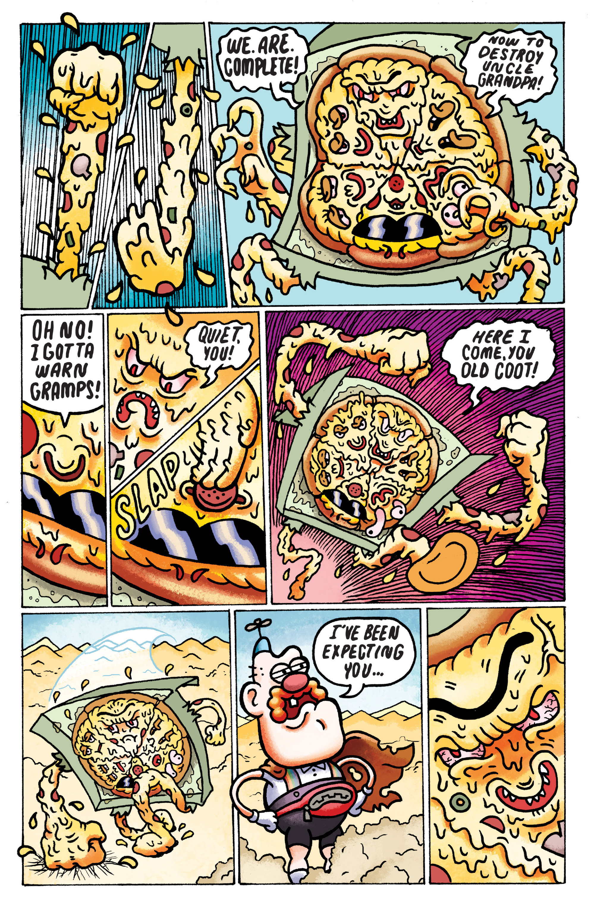 Read online Uncle Grandpa: Pizza Steve Special comic -  Issue # Full - 26