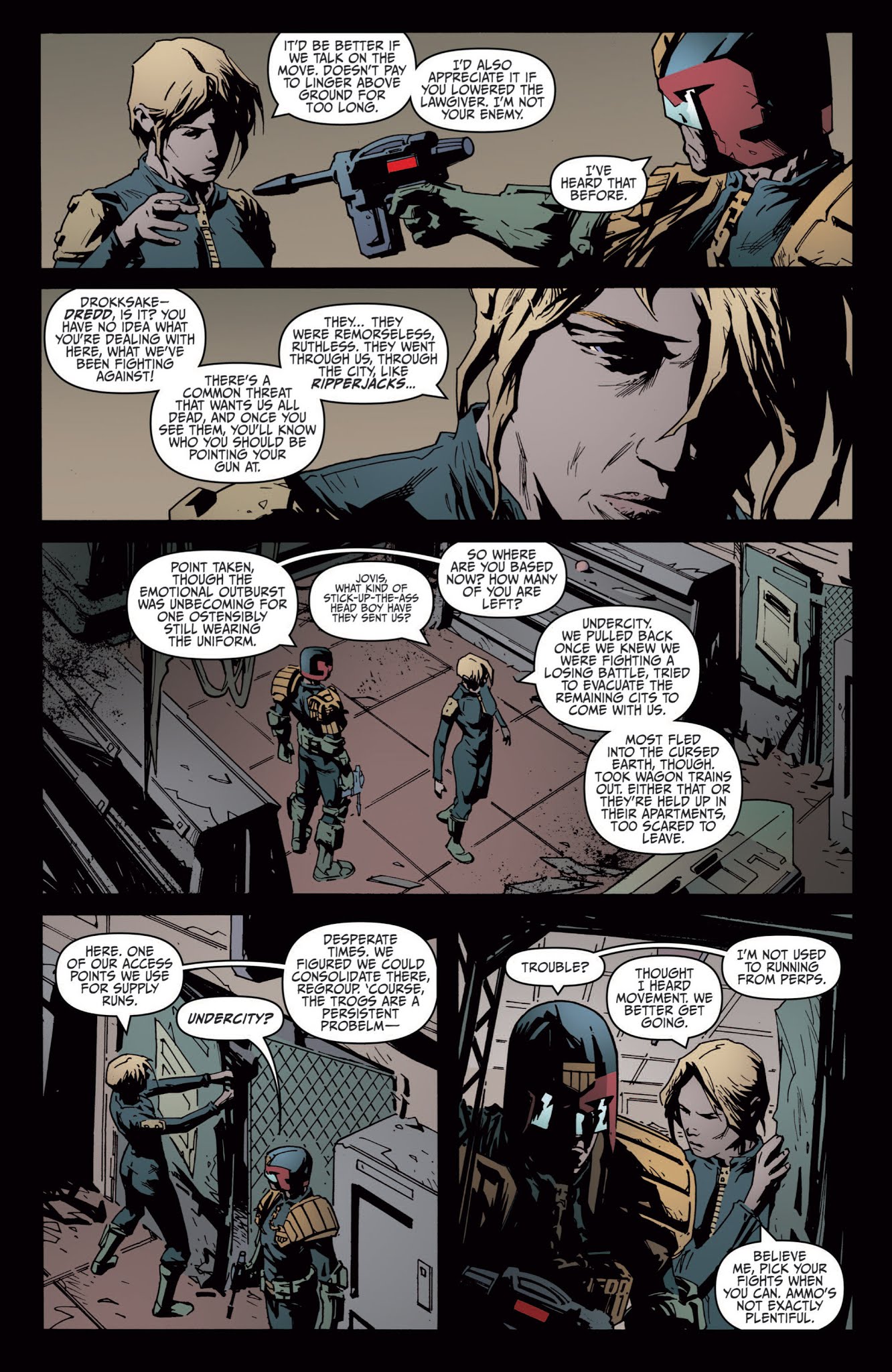 Read online Judge Dredd: Year One comic -  Issue #3 - 13