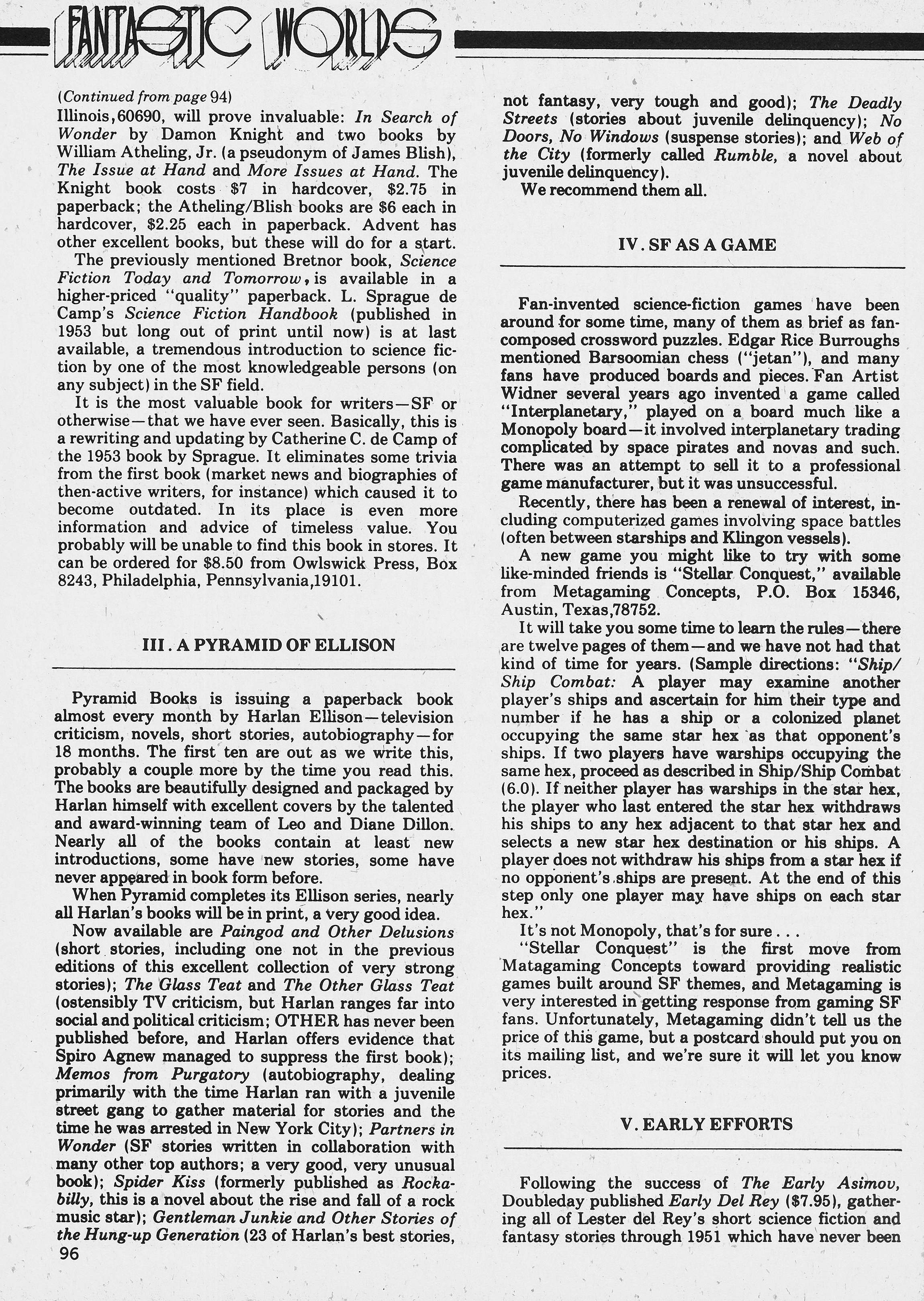 Read online Unknown Worlds of Science Fiction Giant Size Special comic -  Issue # Full - 96