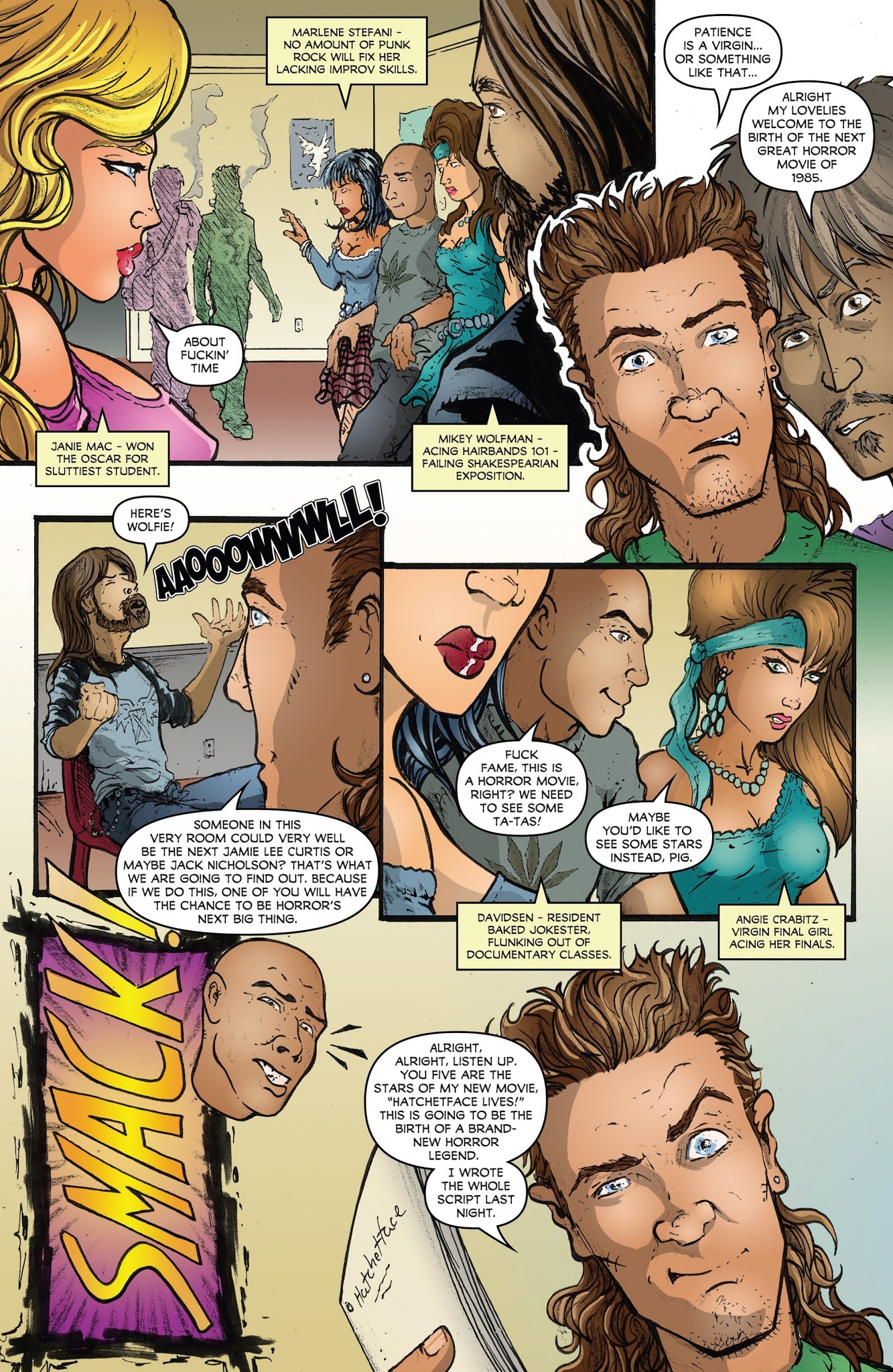 Read online Adam Green's Hatchet comic -  Issue #1 - 14
