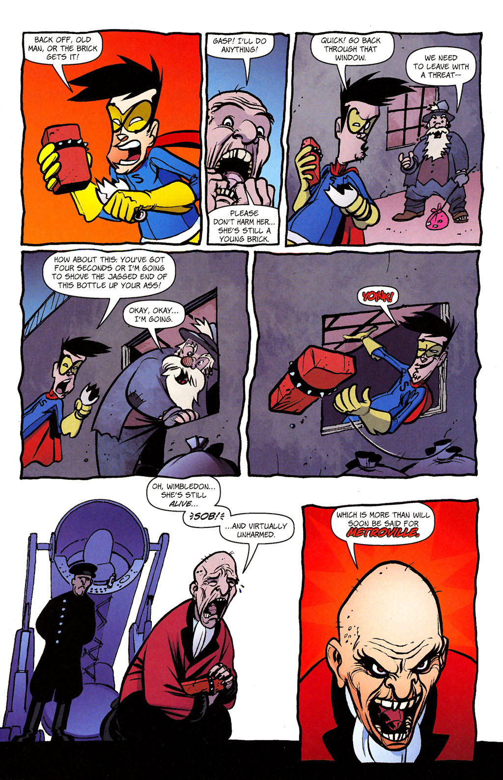 Read online Paul Jenkins' Sidekick comic -  Issue #4 - 7