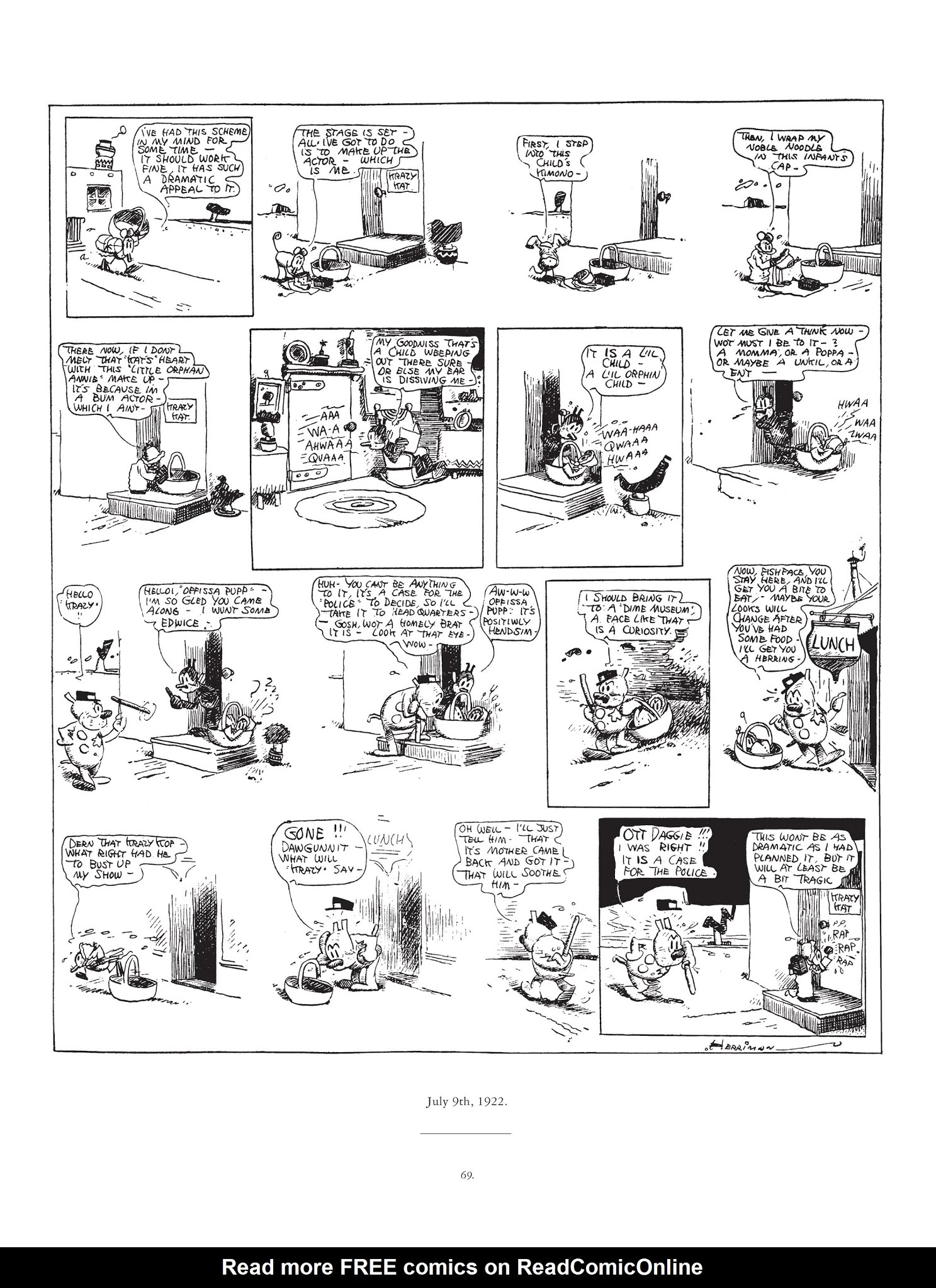 Read online Krazy & Ignatz comic -  Issue # TPB 3 - 69