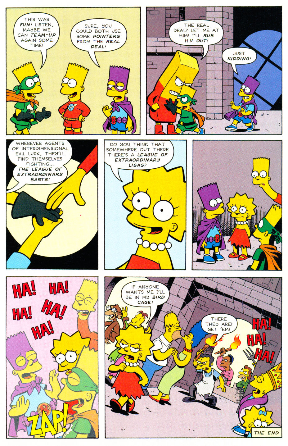 Read online Bongo Comics Presents Simpsons Super Spectacular comic -  Issue #2 - 13