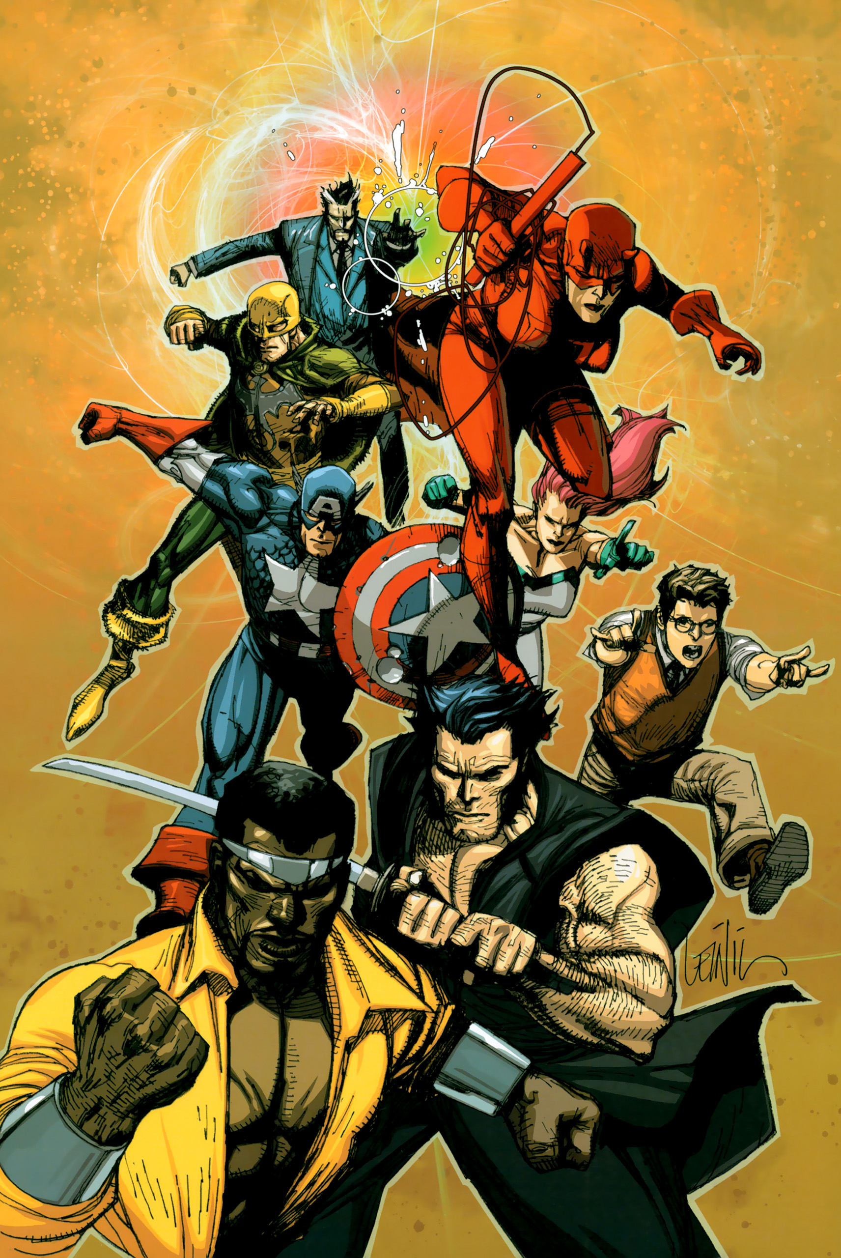 Read online New Avengers Poster Book comic -  Issue # Full - 8