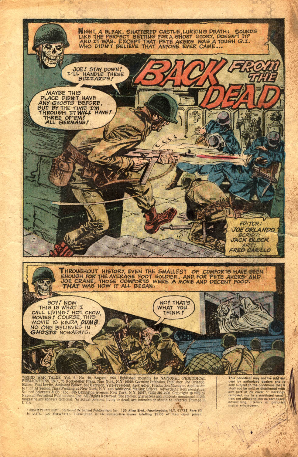 Read online Weird War Tales (1971) comic -  Issue #40 - 3