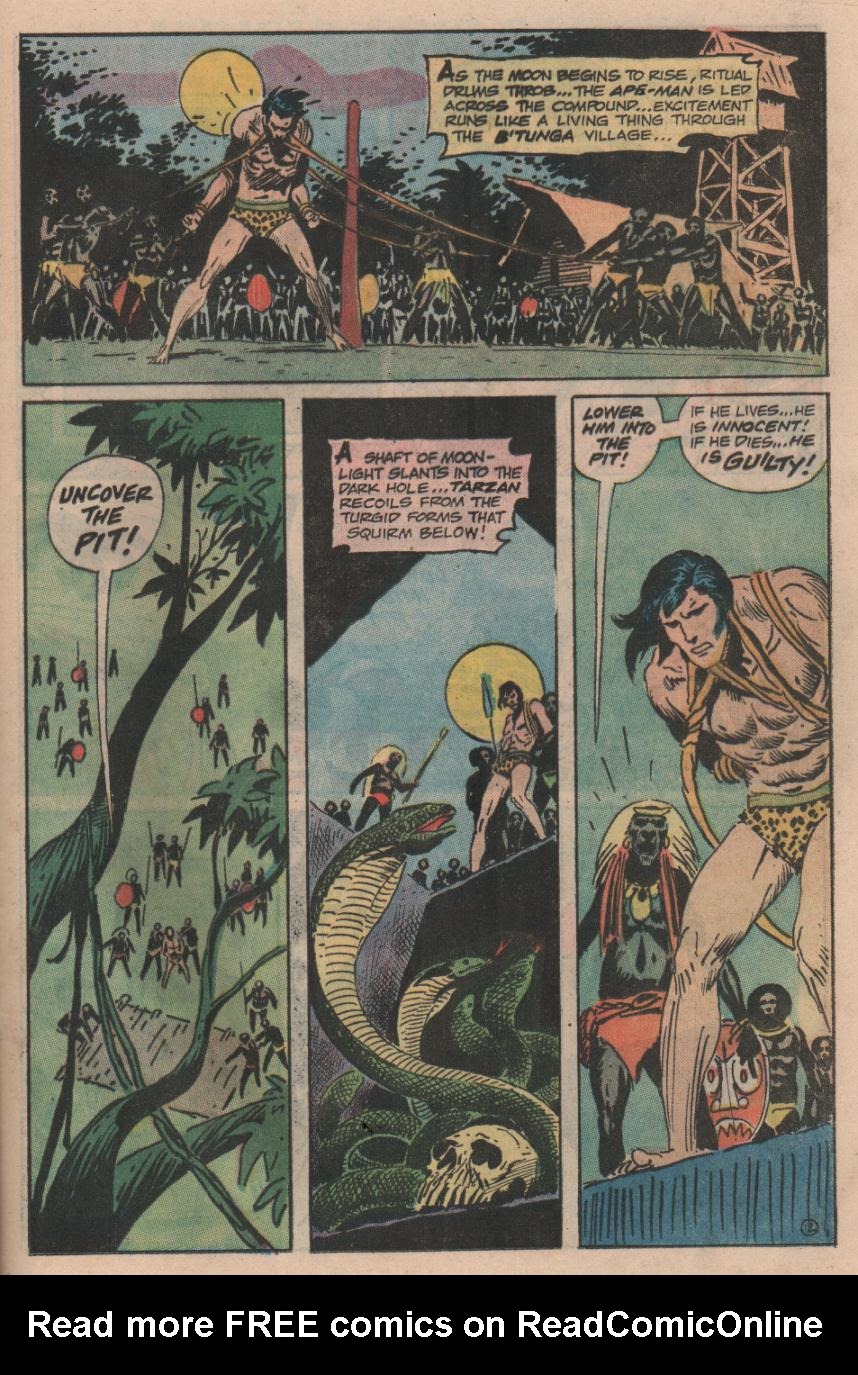 Read online Tarzan (1972) comic -  Issue #225 - 13