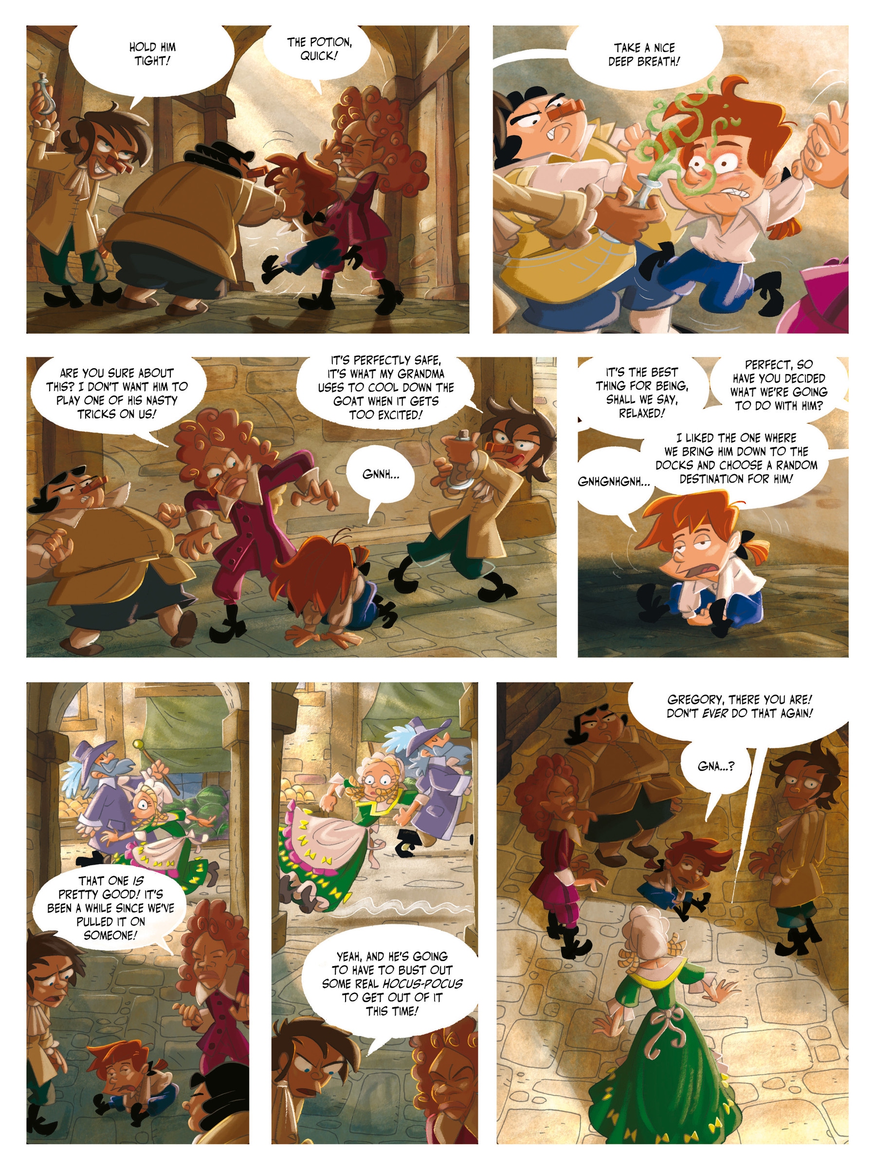 Read online Gregory and the Gargoyles comic -  Issue #6 - 6
