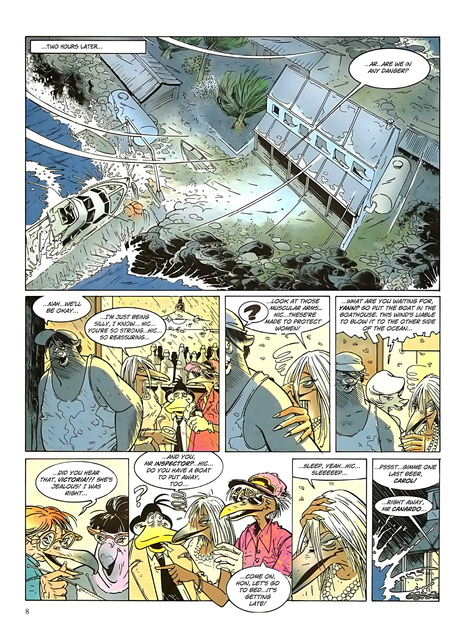 Read online Une enquête de l'inspecteur Canardo comic -  Issue #7 - 9