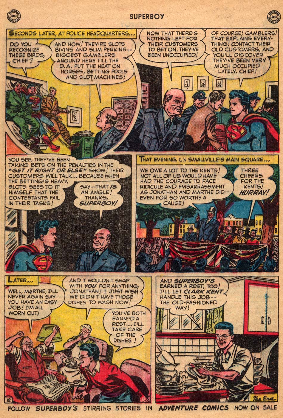 Read online Superboy (1949) comic -  Issue #12 - 40